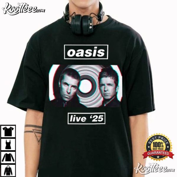 Oasis World Tour Live 2025 T-Shirt