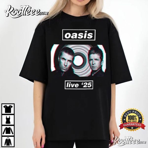 Oasis World Tour Live 2025 T-Shirt