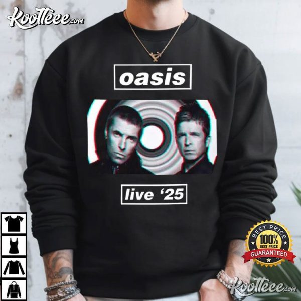 Oasis World Tour Live 2025 T-Shirt