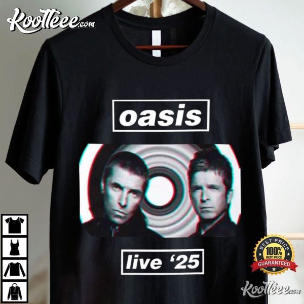 Oasis World Tour Live 2025 T-Shirt