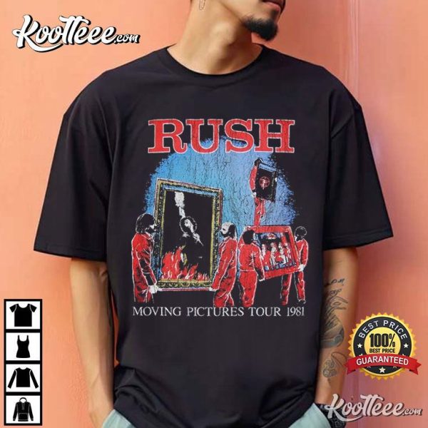 Rush Moving Pictures Tour 1981 T-Shirt