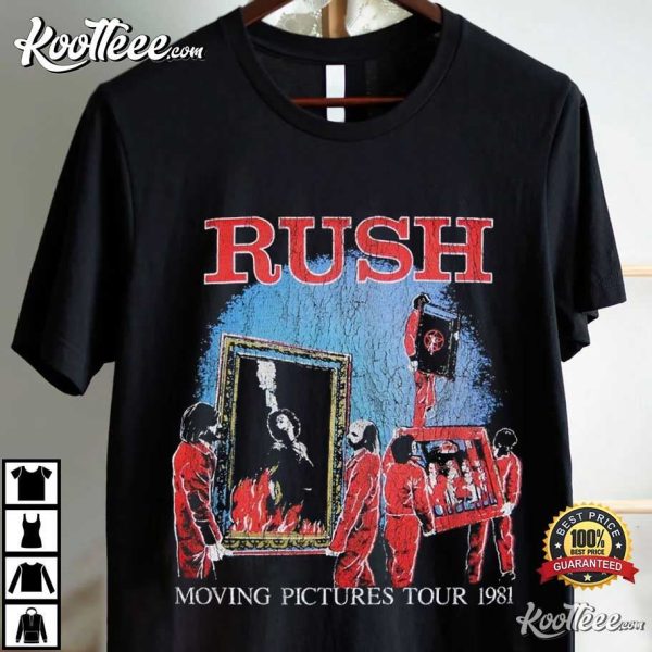 Rush Moving Pictures Tour 1981 T-Shirt