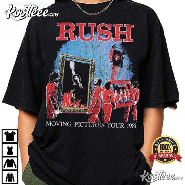 Rush Moving Pictures Tour 1981 T-Shirt