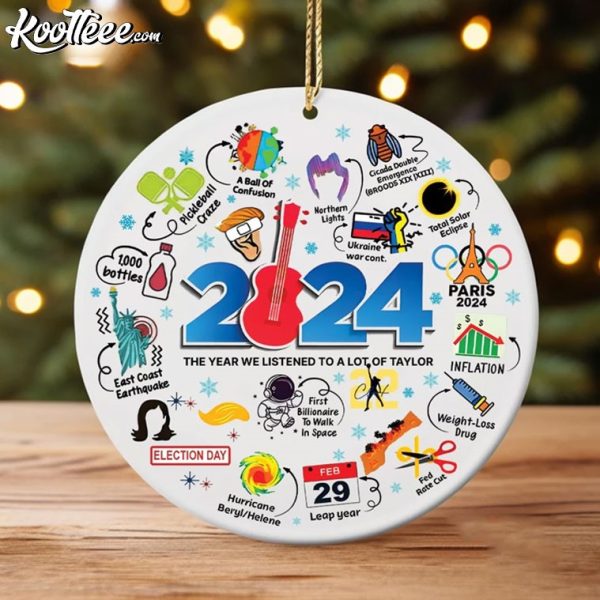 Major Notable Events 2024 Year In Review Ornament