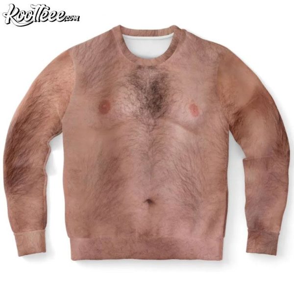 Hairy Chest Funny Ugly Christmas Sweater