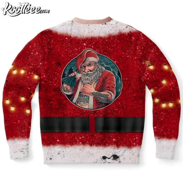 Buff Santa Funny Ugly Christmas Sweater