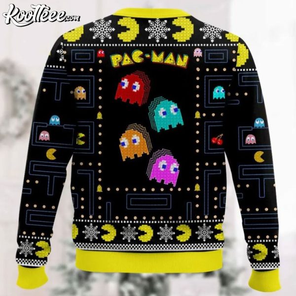 Pac-Man 80s Arcade Game Christmas Ugly Sweater