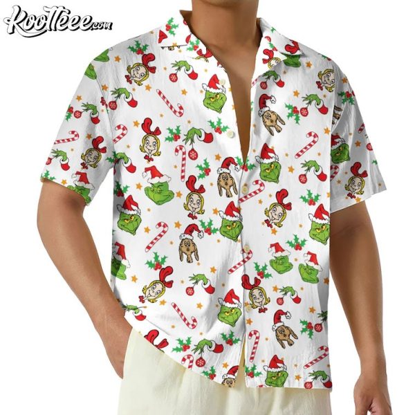 The Grinch Cindy Lou Who Dog Christmas Hawaiian Shirt