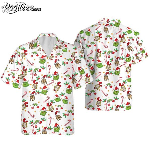 The Grinch Cindy Lou Who Dog Christmas Hawaiian Shirt