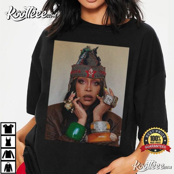 Retro Erykah Badu Country Music T-Shirt