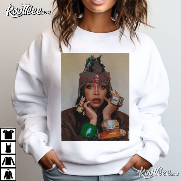 Retro Erykah Badu Country Music T-Shirt