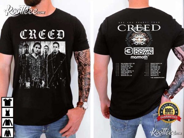 Creed Band Are You Ready Tour T-Shirt