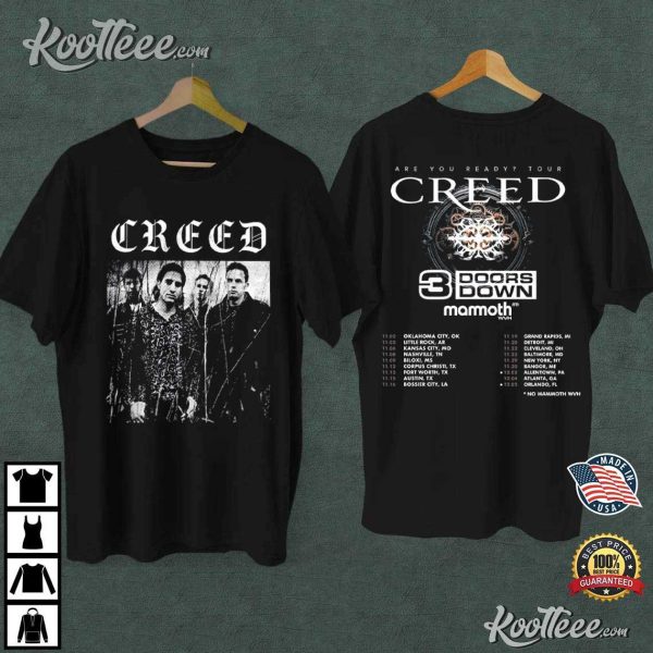 Creed Band Are You Ready Tour T-Shirt