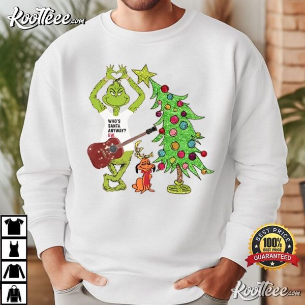 Funny Swiftie Who’s Santa Anyway Grinchmas T-Shirt