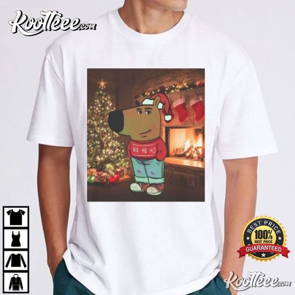 Funny Chill Guy Meme Christmas T-Shirt