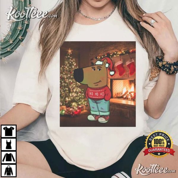 Funny Chill Guy Meme Christmas T-Shirt