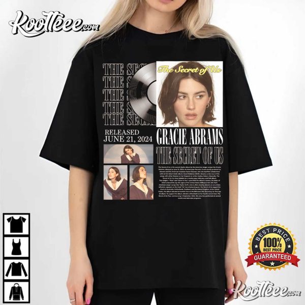 Gracie Abrams The Secret Of Us Music Album T-Shirt