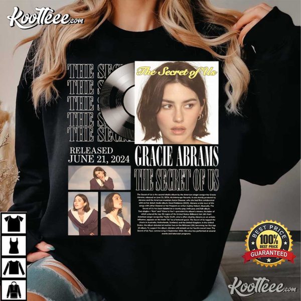 Gracie Abrams The Secret Of Us Music Album T-Shirt