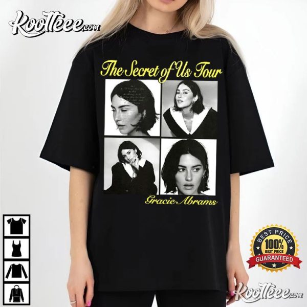 Gracie Abrams The Secret Of Us Tour Vintage T-Shirt