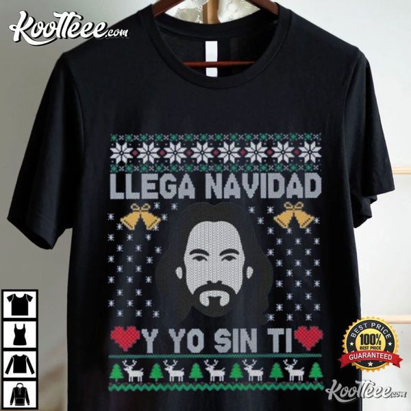 Los Bukis El Buki LLega Navidad Y Yo Sin Ti Christmas T-Shirt