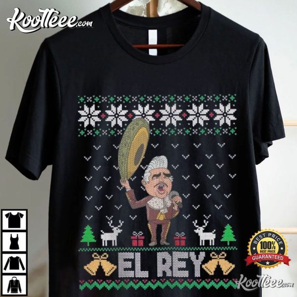 Vicente Fernandez El Rey Ugly Christmas T-Shirt