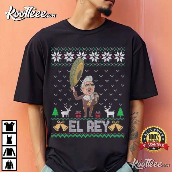 Vicente Fernandez El Rey Ugly Christmas T-Shirt