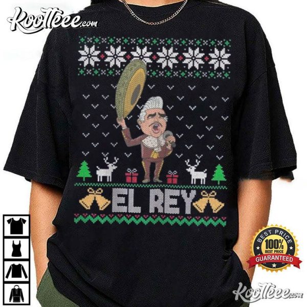 Vicente Fernandez El Rey Ugly Christmas T-Shirt