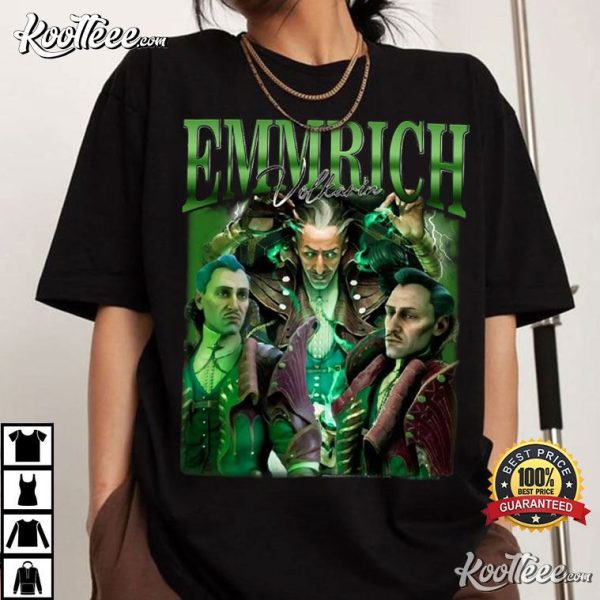 Emmrich Volkarin Dragon Age Gamer Bootleg T-Shirt