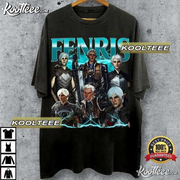 Fenris Dragon Age Vintage 90s Bootleg T-Shirt