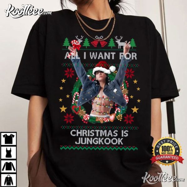 All I Want For Christmas Is Jungkook T-Shirt