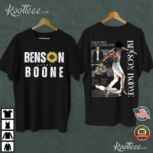 Benson Boone Fireworks And Rollerblades Album T-Shirt