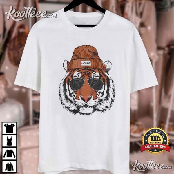 Cincinnati Bengals Football Mascot With Glasses T-Shirt