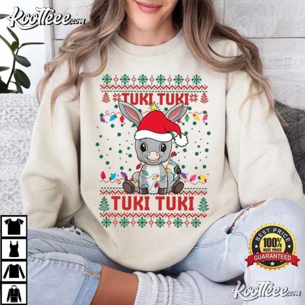 Tuki Tuki Mexican Christmas Donkey T-Shirt