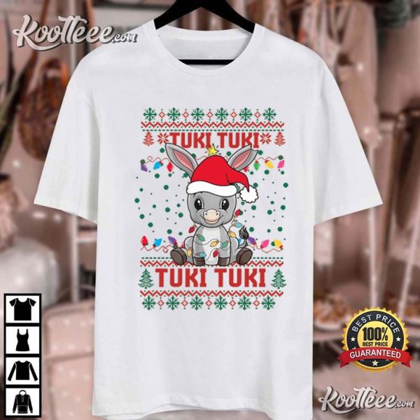 Tuki Tuki Mexican Christmas Donkey T-Shirt