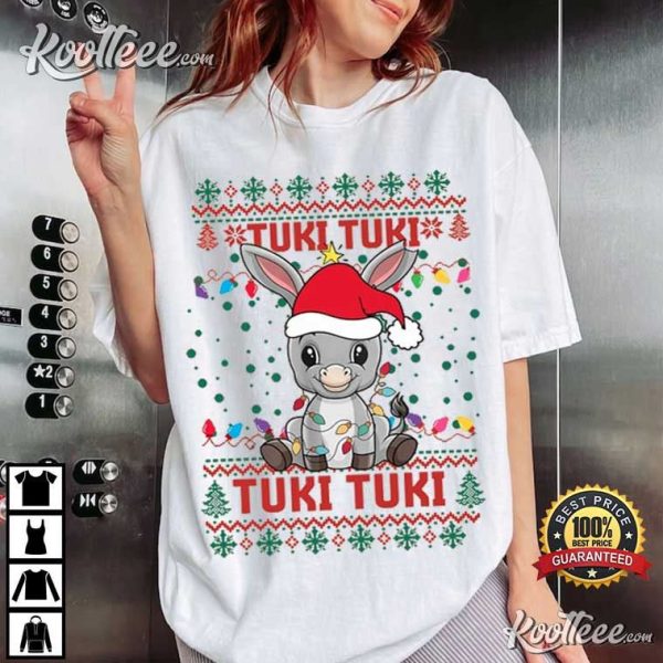 Tuki Tuki Mexican Christmas Donkey T-Shirt