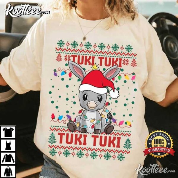 Tuki Tuki Mexican Christmas Donkey T-Shirt