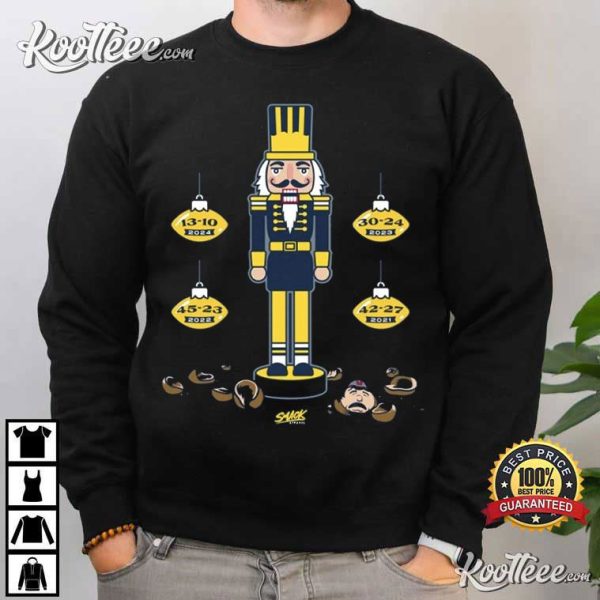 Michigan College Fan Nutcracker Anti-Ohio State T-Shirt