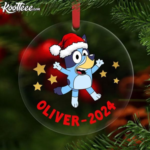 Custom Bluey Gift Christmas Ornament