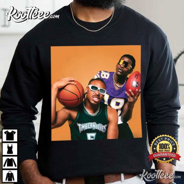 Anthony Edwards Justin Jefferson Ant Jettas T-Shirt