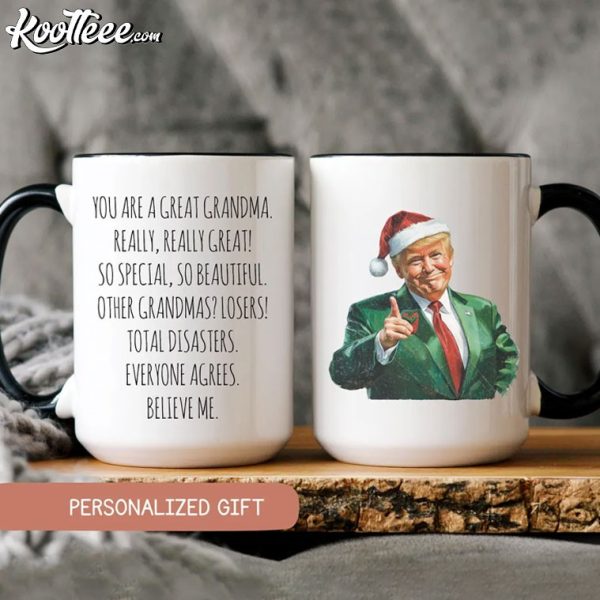 Christmas Gift For Grandma Funny Trump Personalized Mug