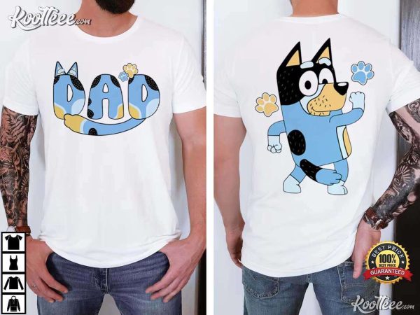 Bluey Bandit Gift For Dad T-Shirt