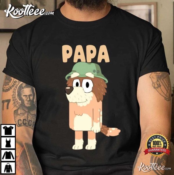 Grandad Bluey Papa Gift For Dad T-Shirt