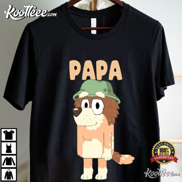 Grandad Bluey Papa Gift For Dad T-Shirt