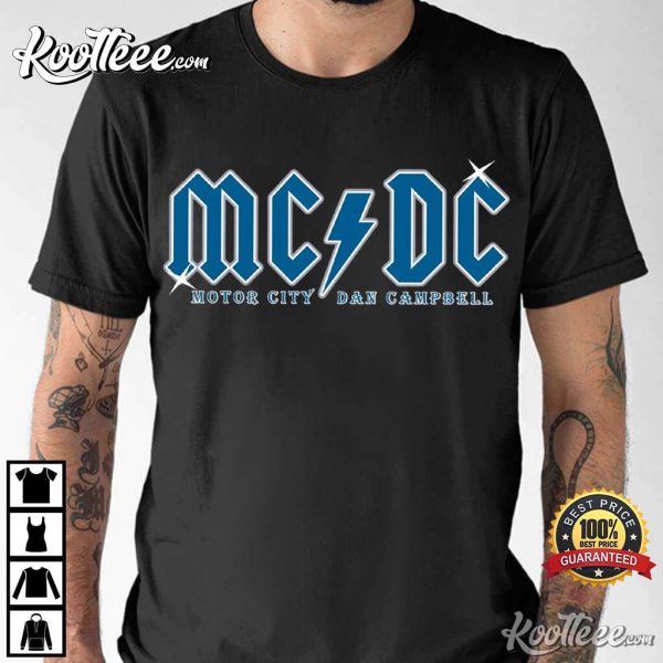 MCDC Dan Campbell Motor City Detroit Lions T-Shirt