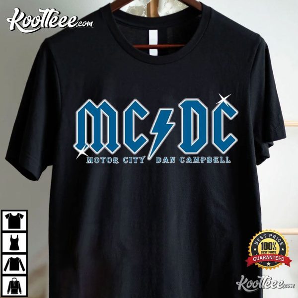 MCDC Dan Campbell Motor City Detroit Lions T-Shirt