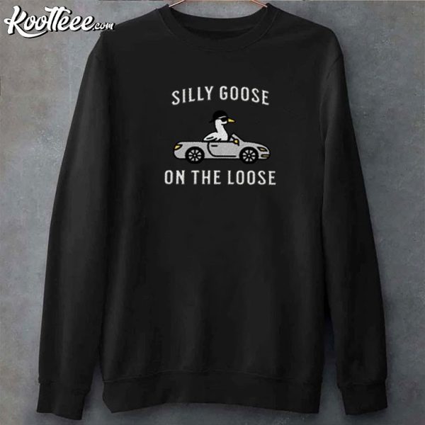 Silly Goose On The Loose Embroidered Sweatshirt