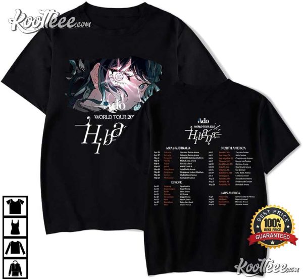 Ado World Tour 2025 Hibana Merch T-Shirt