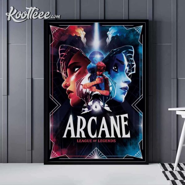 Arcane League of Legends Vi And Jinx Poster