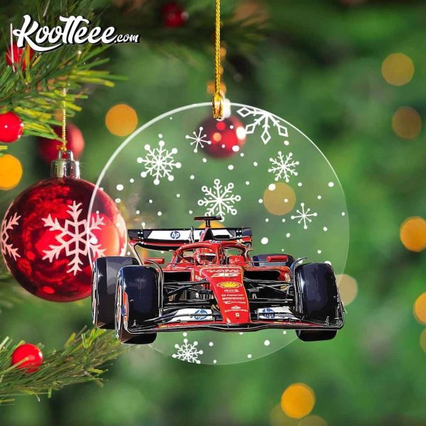 Charles Leclerc F1 Racing Ornament