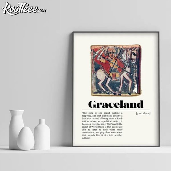 Paul Simon Graceland Music Poster